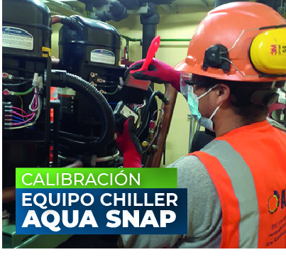 Calibración Equipo Chiller Aqua Snap